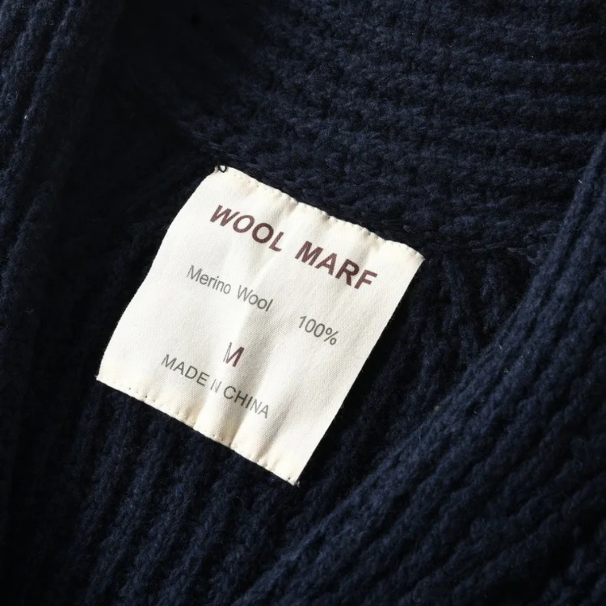Retro Mens Thick Knit Shawl Cardigan
