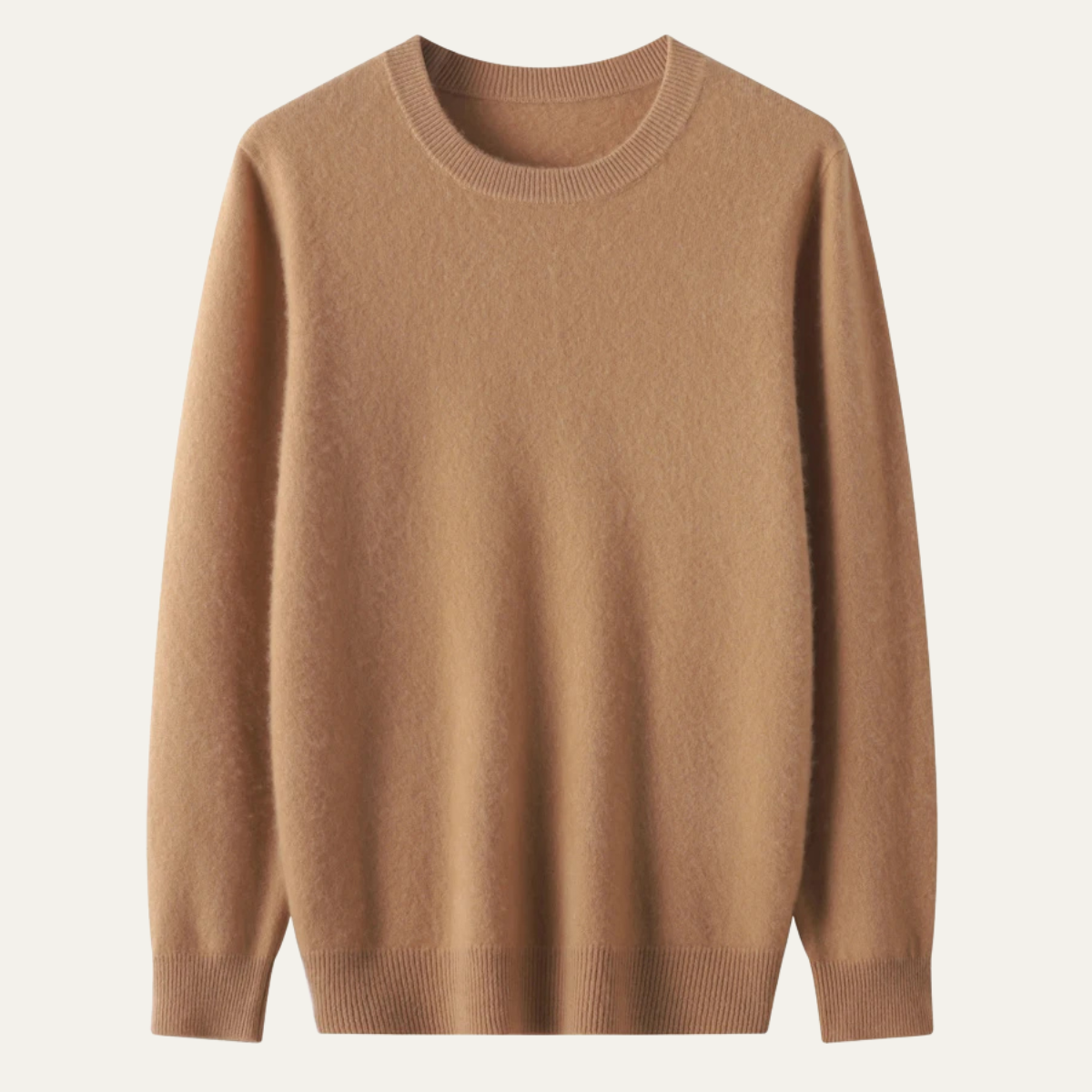 Cozy Mens Merino Wool Crew Neck Sweater - Nocini