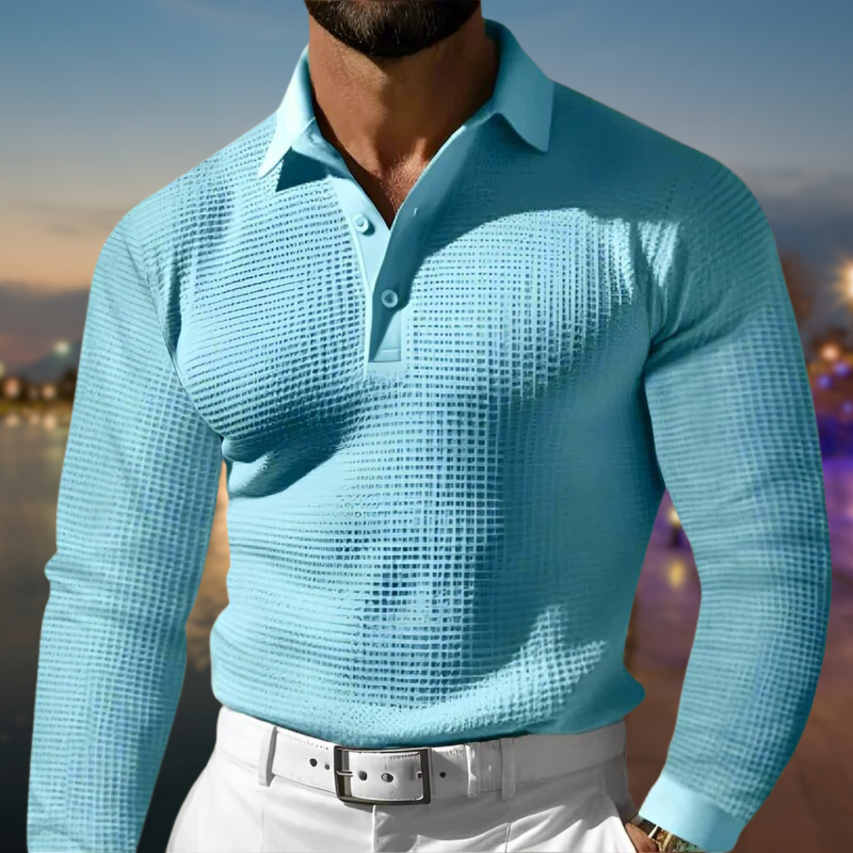 Comfortable Men's Crew Neck Sweater