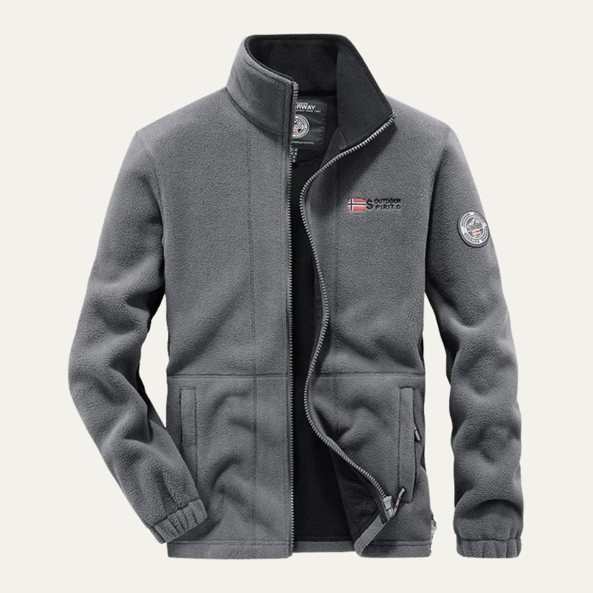 Thermal Insulated Fleece Men's Outdoor Winter Coat