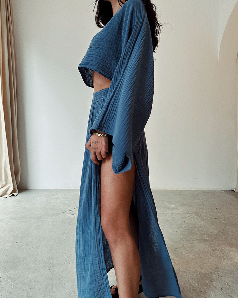 Lightweight Cotton 2-Piece Outfit Set