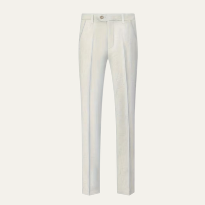Classic Men's Straight Fit Linen Dress Pants - Nocini