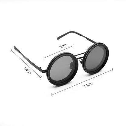 Polarized Shades with Variable Tint