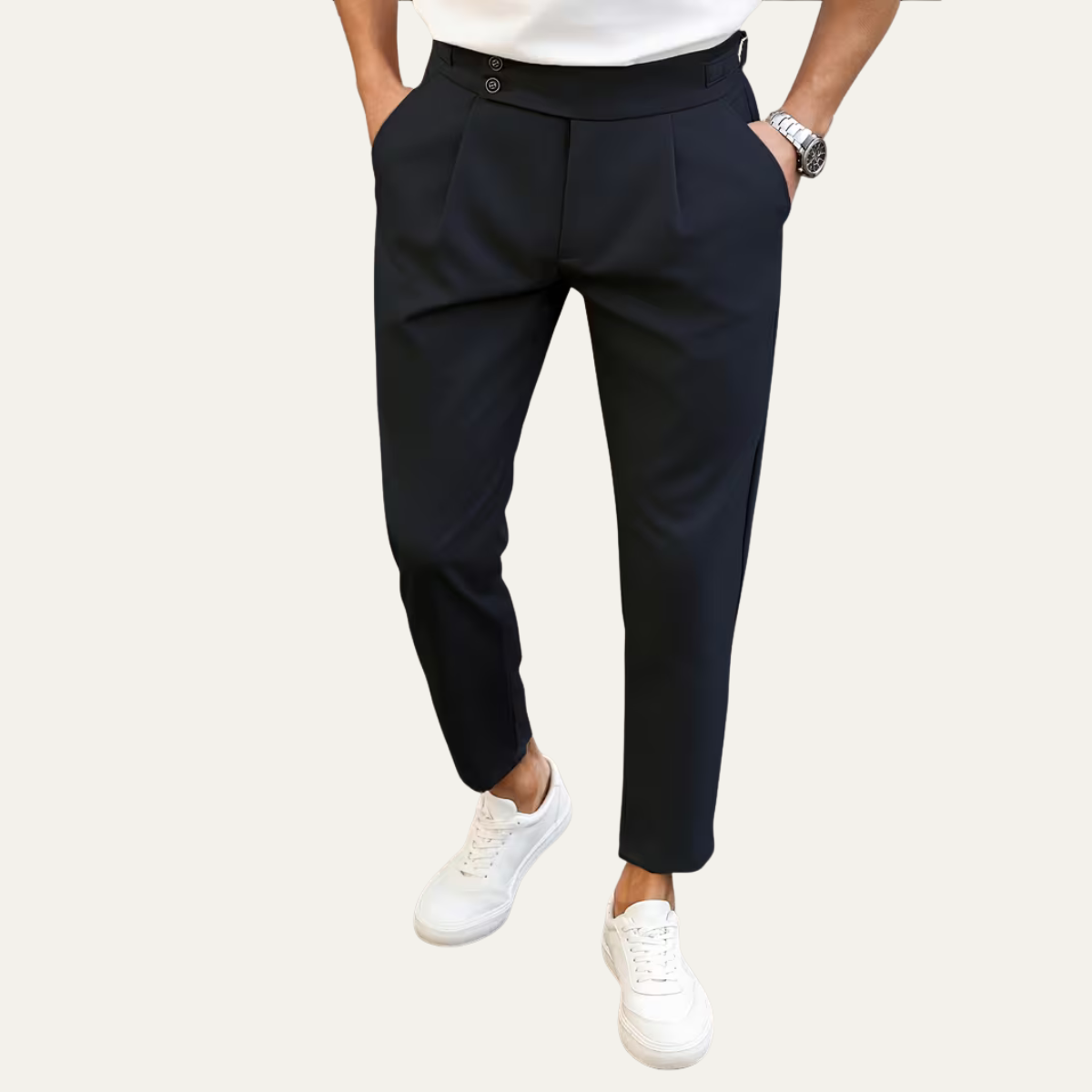 Comfortable Slim Fit Men's Stretch Dress Pants
