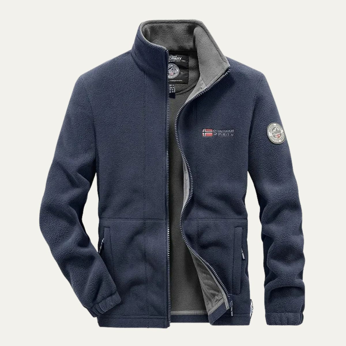 Thermal Insulated Fleece Men's Outdoor Winter Coat