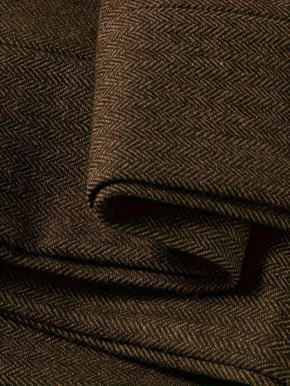 Classic Wool Pants for Men - Comfortable Slim Fit