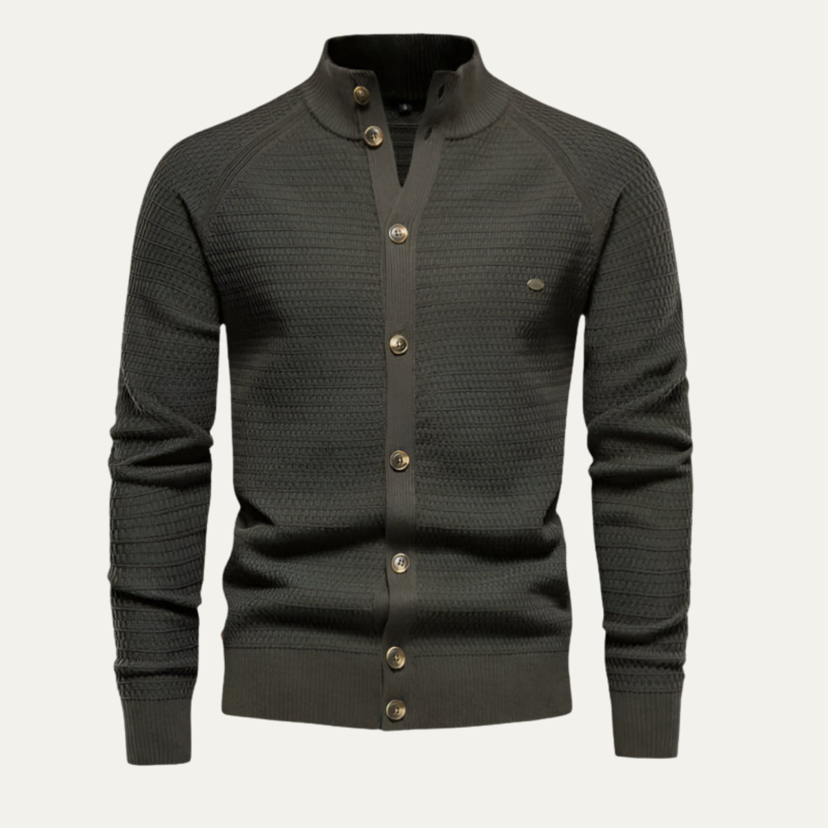 Luxury Pure Cashmere Mens Cardigan Sweater