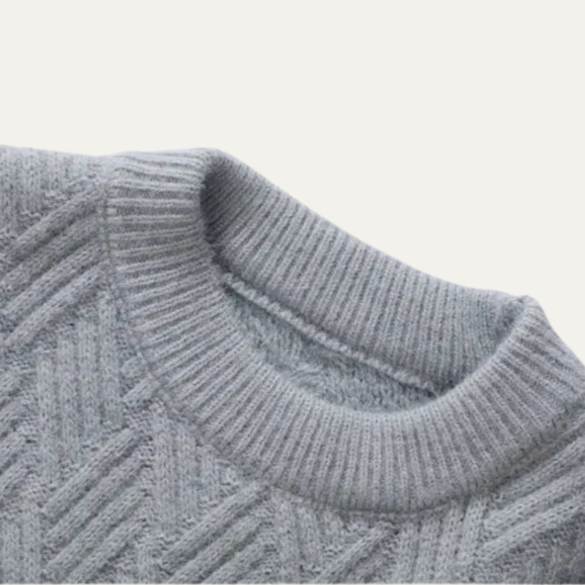 Soft Men's Cashmere Crew Neck Winter Sweater