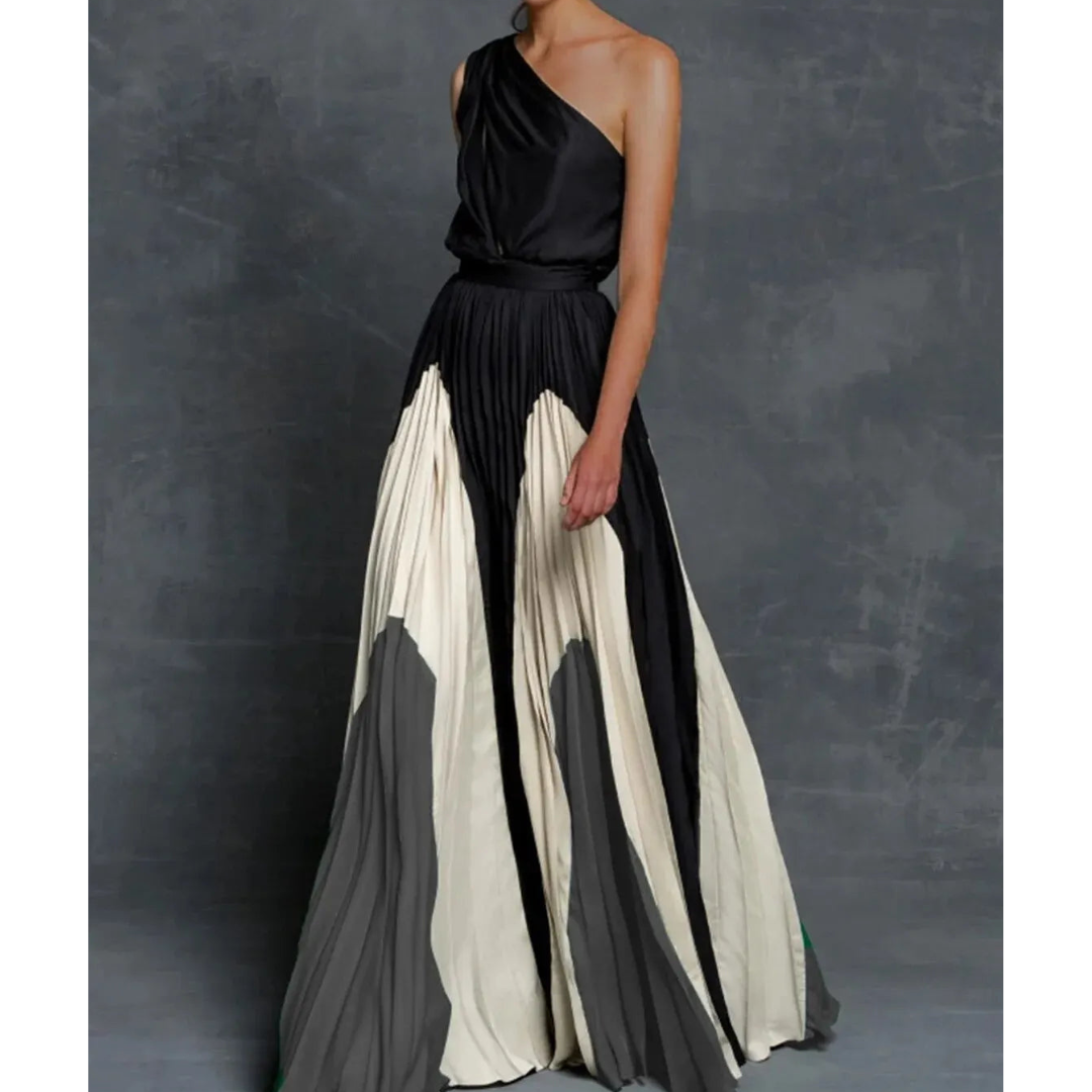 Chic Asymmetrical Ruffled Maxi Dress for Women - Nocini