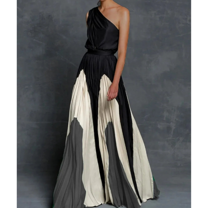 Chic Asymmetrical Ruffled Maxi Dress for Women - Nocini