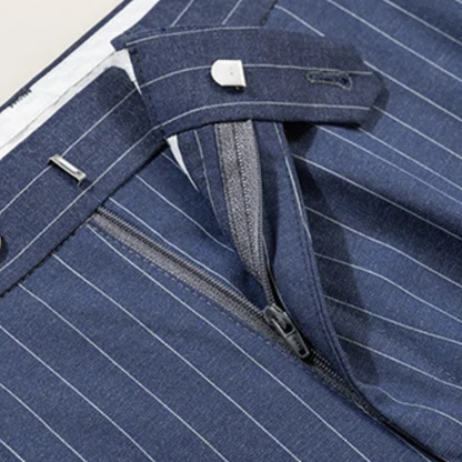 Men's Traditional Pinstripe 2 Piece Suit