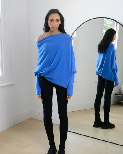 Feminine Knit Top with Bell Sleeve