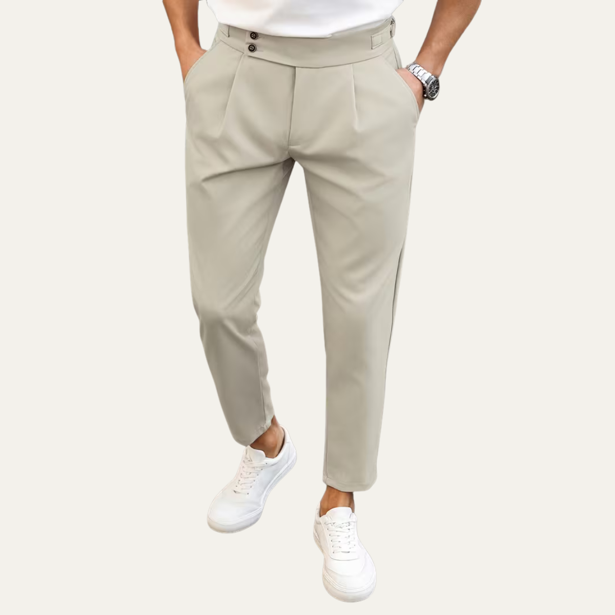 Comfortable Slim Fit Men's Stretch Dress Pants