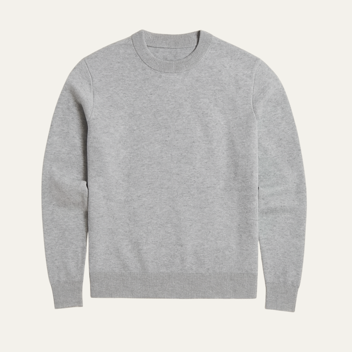 Men's Fitted Knitted Crew Neck Jumper Sweater - Nocini
