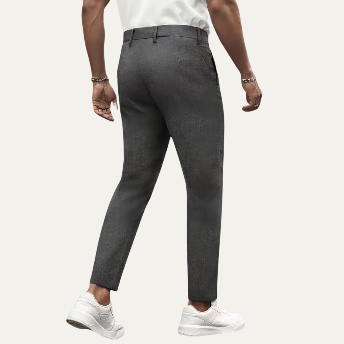 Stylish Mens Slim Fit Formal Trousers