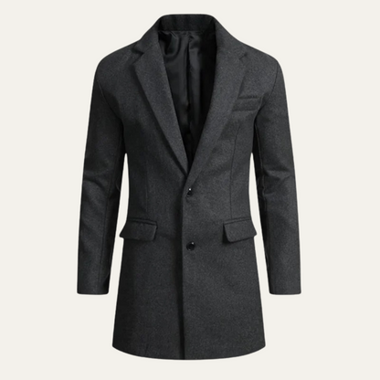 Warm Men's Wool Blend Winter Coat - Nocini