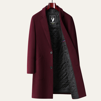 Luxury Men's Traditional Wool Winter Coat