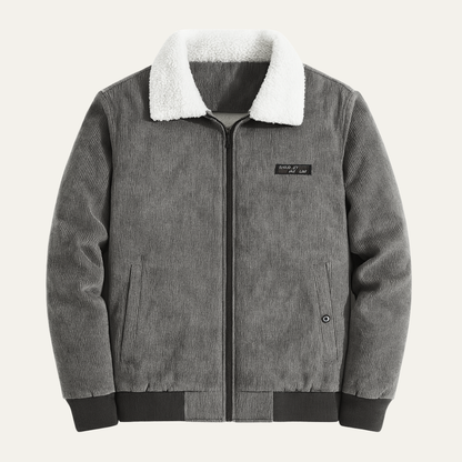 Men's Insulated Corduroy Fleece Jacket for Winter - Nocini