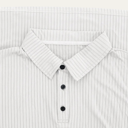 Classic Fit Men's Textured Polo Shirt
