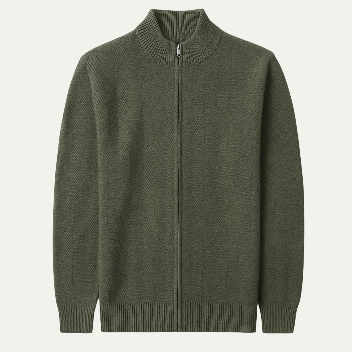 Premium Soft Men's Cashmere Wool Cardigan Sweater - Nocini