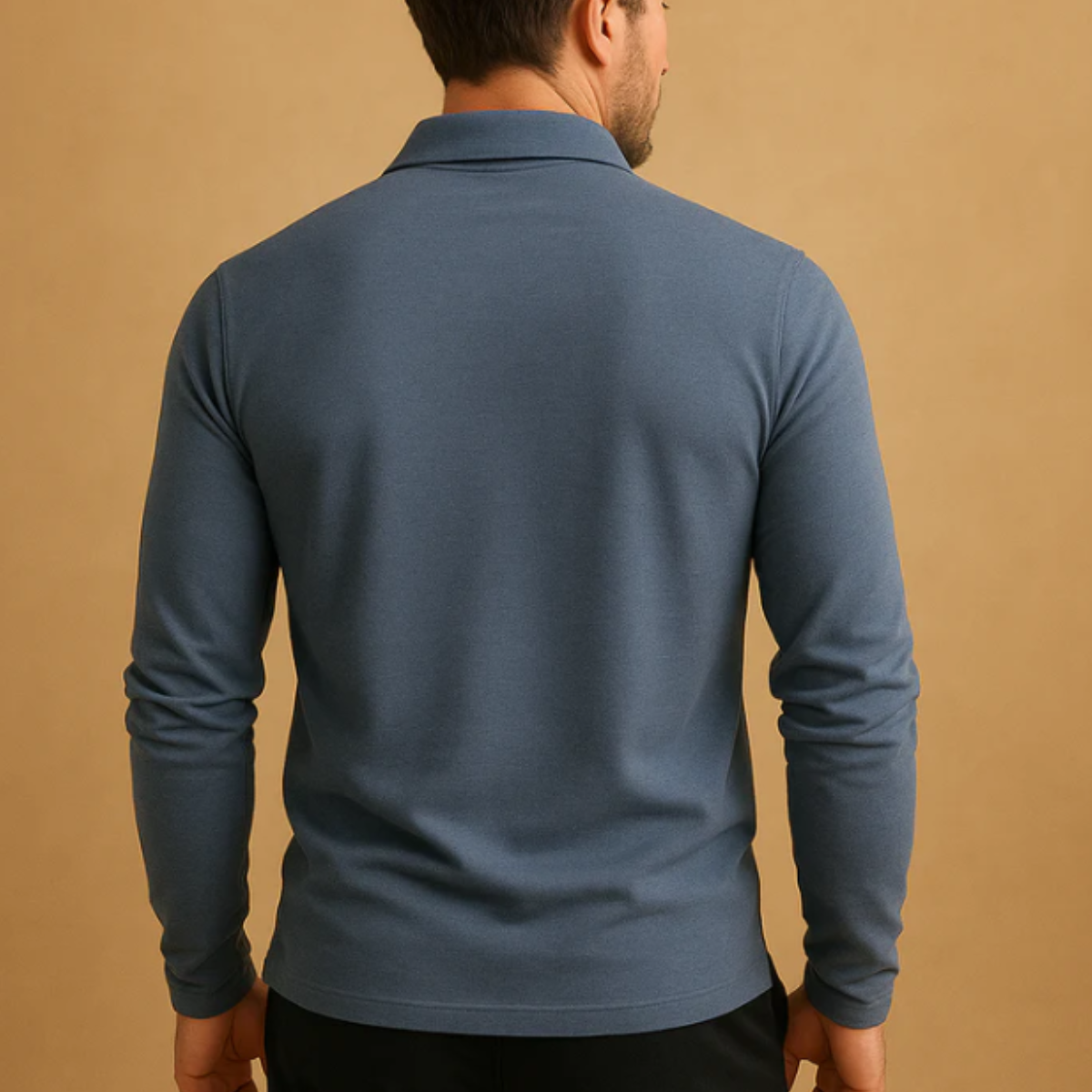 Classic Men's Relaxed Fit Polo Cotton Tee Shirt