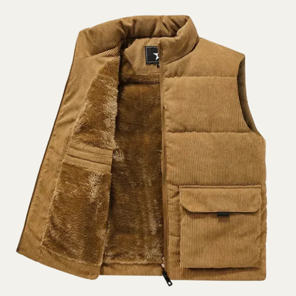 Warm Thick Quilted Sleeveless Winter Vest