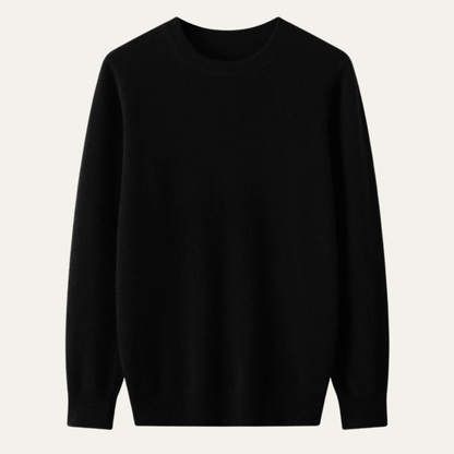 Cozy Mens Merino Wool Crew Neck Sweater