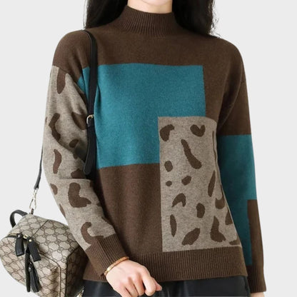 Soft High Neck Warm Sweater - Olytrend