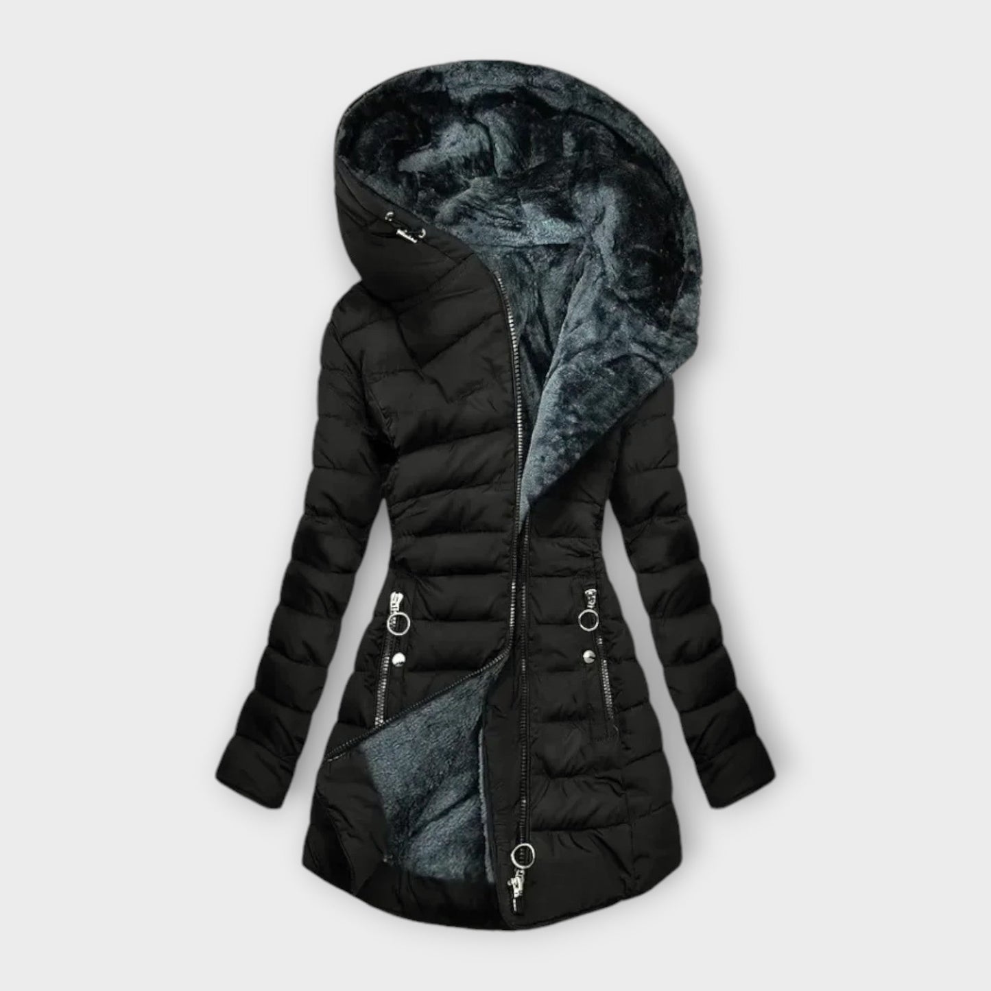 Ladies' Water Resistant Hooded Coat