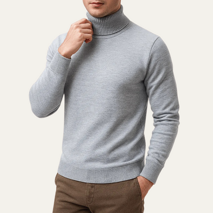 Traditional Mens Crew Neck Knit Sweater