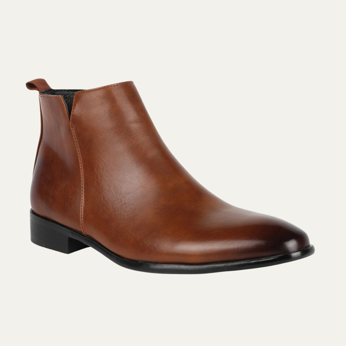 Classic Men's Leather Ankle Dress Boots - Nocini