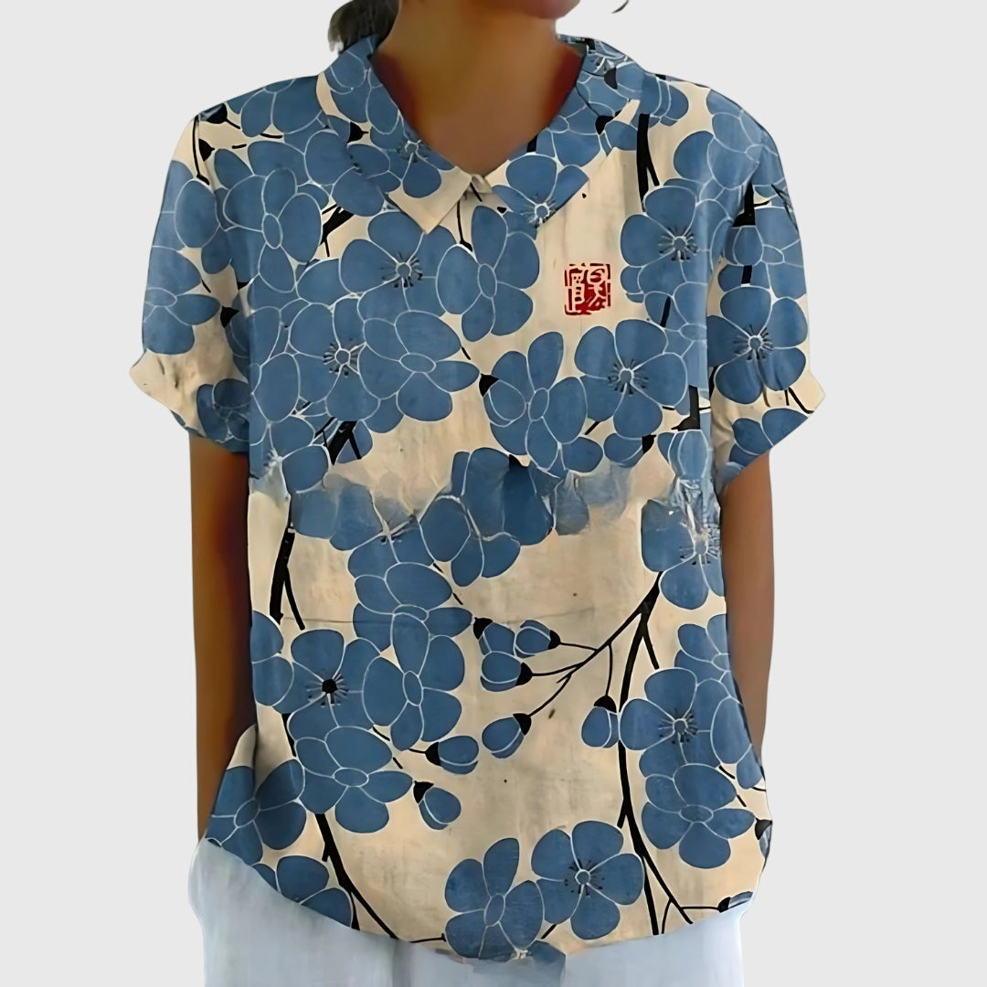 Elegant Floral Blouse for Women