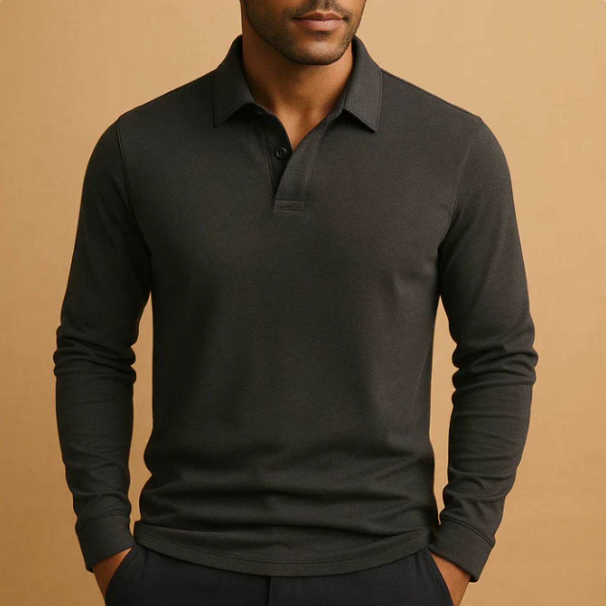 Classic Men's Relaxed Fit Polo Cotton Tee Shirt