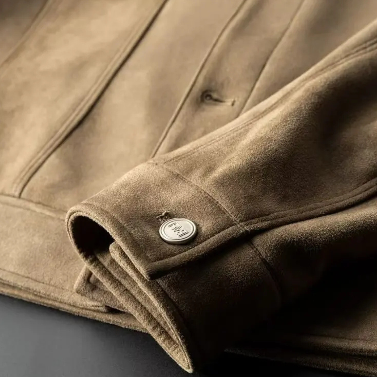 Leather Smart Office Coat for Men