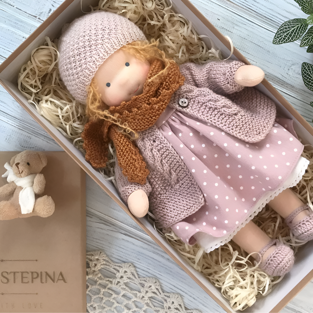 Soft Plush Artisan Teddy Doll
