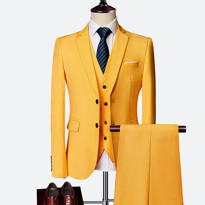 Stylish 3 Piece Slim Fit Suit for Men
