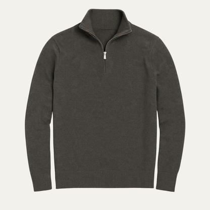 Men's Breathable Quarter Zip Fleece Sweater - Nocini