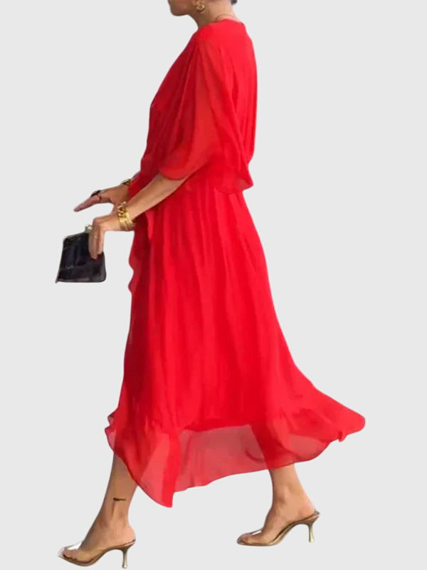 Elegant Night Out Dress in Comfortable Fabric