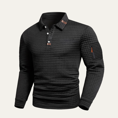 Cozy Mens Cable Knit Zip Pocket Sweater - Nocini