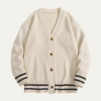 Casual Men's V Neck Knit Sweater Cardigan