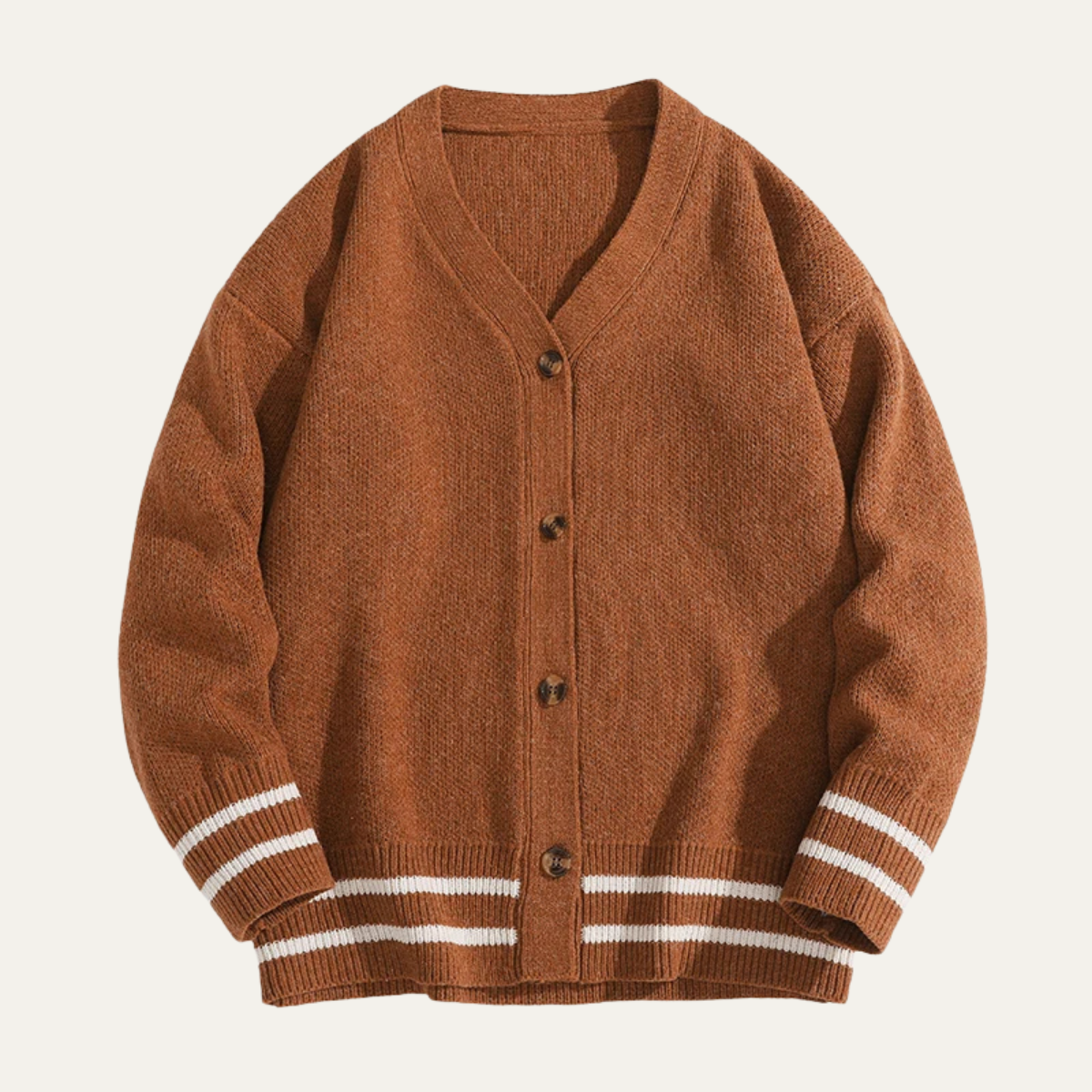 Casual Men's V Neck Knit Sweater Cardigan