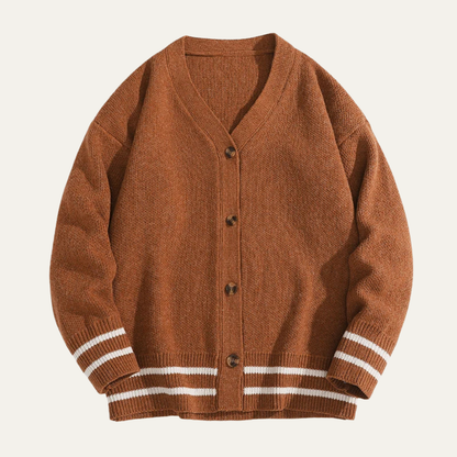 Casual Men's V Neck Knit Sweater Cardigan