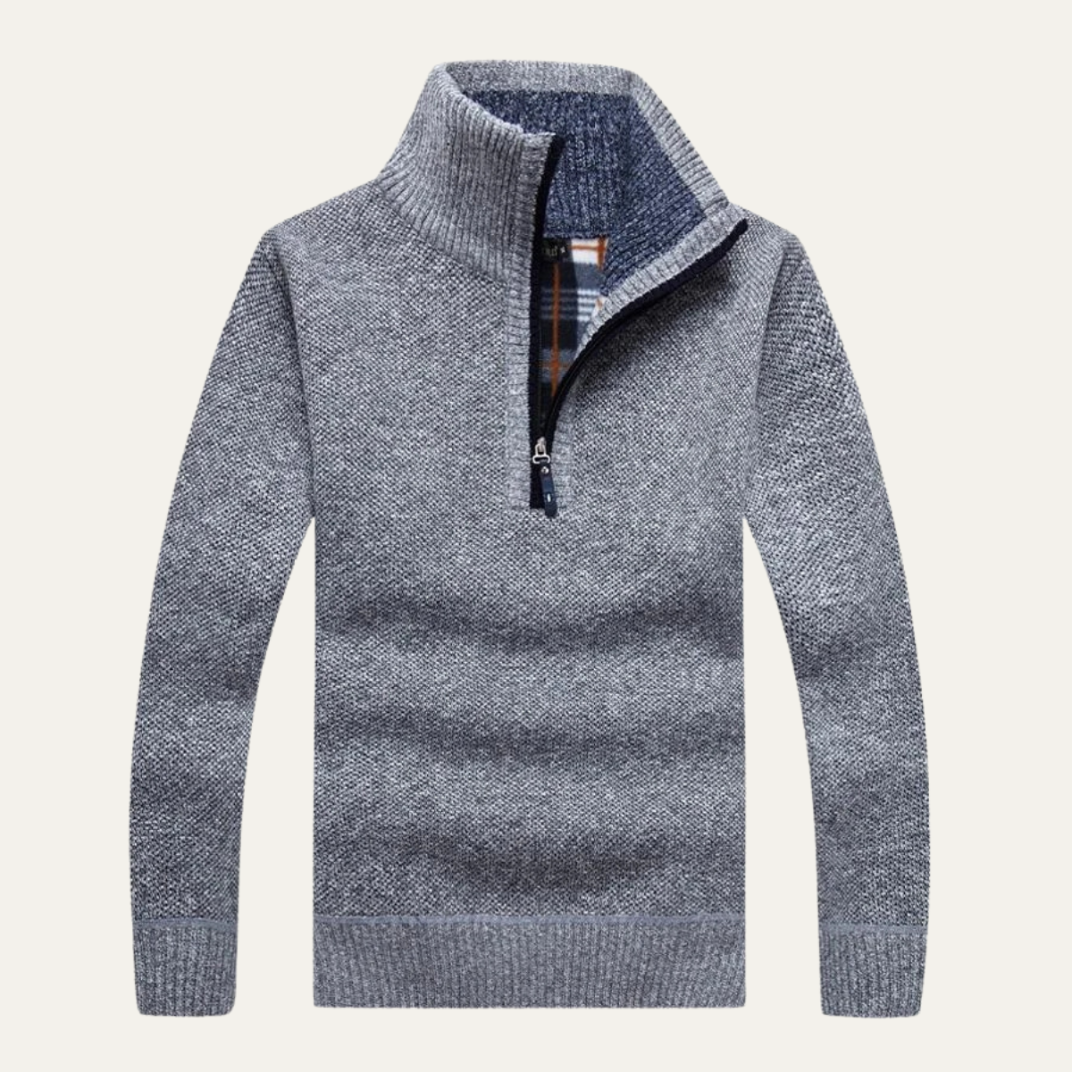 Warm Mens Fleece Half Zip Sweater