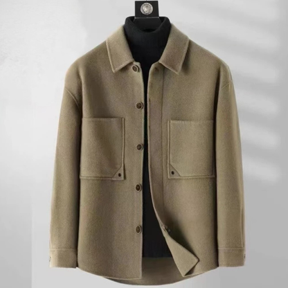 Warm Wool Pea Coat Men's Classic Jacket