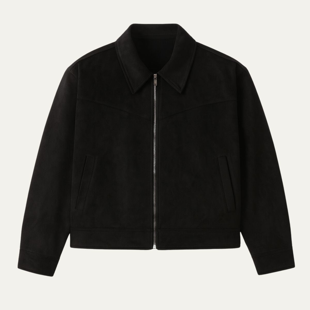 Luxury Suede Bomber Jacket For Men - Nocini