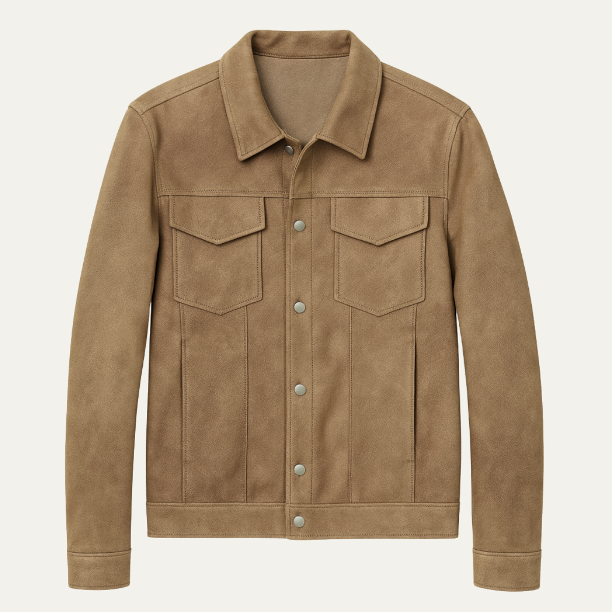 Leather Smart Office Coat for Men - Nocini