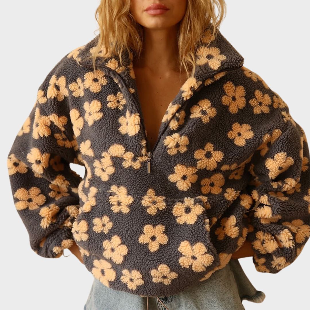Valerie Soft Fleece Pullover Sweater - Olytrend