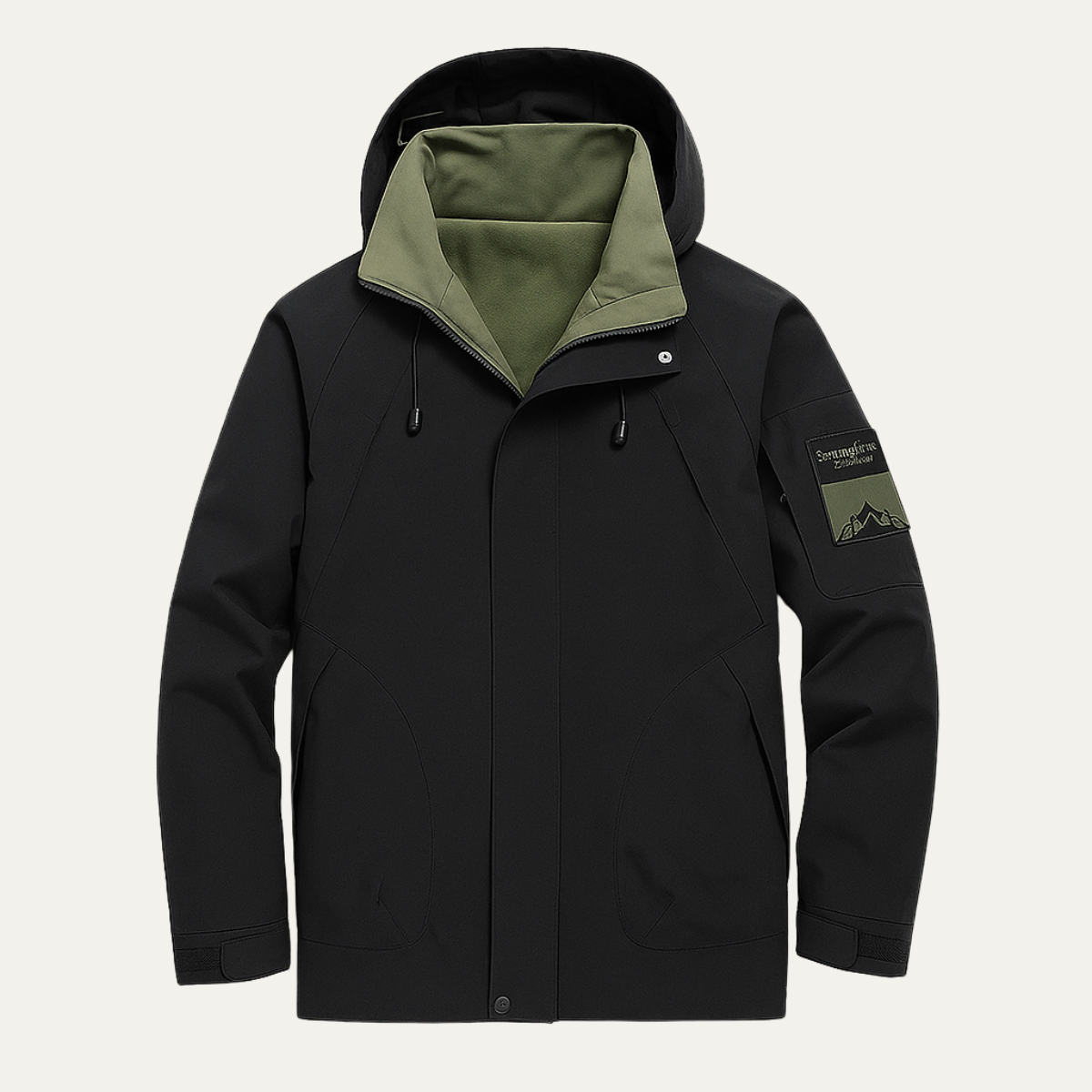 Waterproof Windbreaker Hooded Outdoor Jacket - Nocini