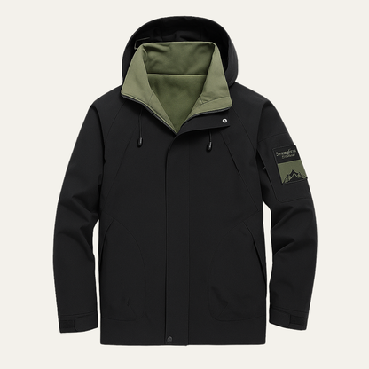 Waterproof Windbreaker Hooded Outdoor Jacket - Nocini