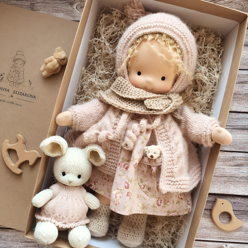 Soft Plush Artisan Teddy Doll
